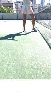 A Perfect Match for Moms and Kids!-Trendy Tie-Dye Tennis Skirt with Side Pockets