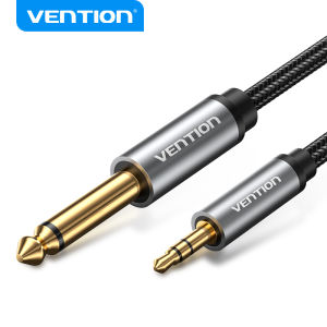 Vention | Vention TRS 3.5mm To TS 6.35mm Audio Cable Adapter Aux Cable 3.5 to 6.5 for Mixer Amplifier 2m 3m 5m 10m Aux Cable Male to Male