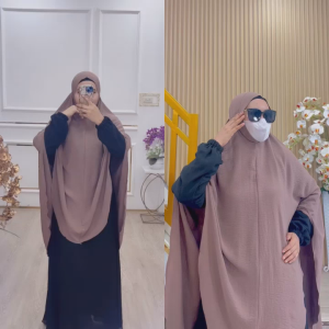 BISA COD Hijab Syari Dagu Kode AMDANA UK 3-XL Bahan Kringkel Premium By Ory AjeZas Collection