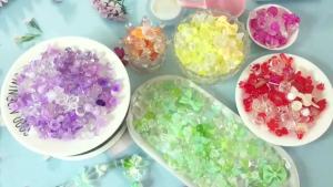 1bag Mixing Style Candy Color Acrylic Beads For DIY Handmade Bracelet Jewelry Making Phone Chain Accessories