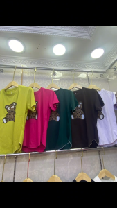 Studio Wear Kaos Teddy Bear Wanita Katun Combad 24s