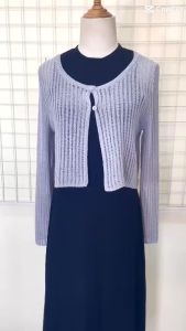 SALE BỎ MẪU Áo Khoác Len Dệt Kim Croptop Quảng Châu