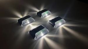 2/4/8pcs Solar Wall Lights with Amorphous Up/Down Design - Outdoor Landscape Lighting for Garden Courtyard Night Use