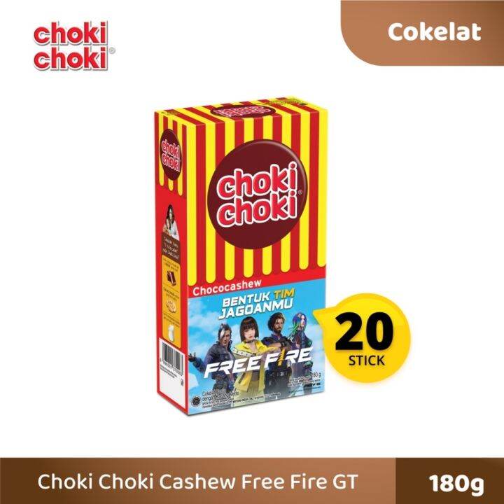 Box Choki Choki Chococashew Cokelat Pasta Isi Pcs Lazada Indonesia