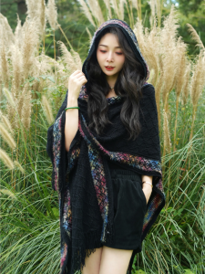 ผ้าคลุมไหล่ลมจีนสําหรับผู้หญิงผ้าพันคอตามฤดูกาลอเนกประสงค์เหมาะสําหรับฤดูหนาวฤดูร้อนฤดูใบไม้ผลิฤดูใบไม้ร่วงเหมาะสําหรับการถ่ายภาพท่องเที่ยวกลางแจ้ง