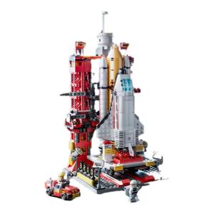 LALAPLAY | Educational Building Blocks Spaceship Toy