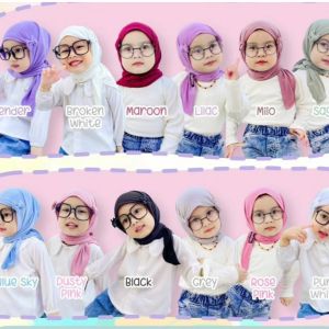 JILBAB HIJAB INSTAN ANAK INSTAN FREE JEPIT PITA