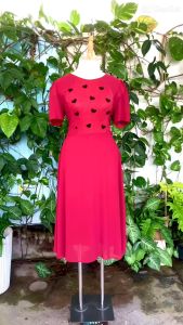 (VT) Đầm Trung Niên Thiết Kế Trang Nhã Cao Cấp Bigsize Tối Giản Đi Tiệc Cho Bà Cho Mẹ U50 u40 u60 tm1765