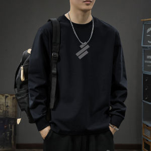 JIANMUJI | Cotton Casual Mens T-Shirt Long Sleeve