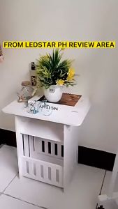 Modern Stylish Mini Sofa Side Table Bedroom Bedside Table Room Desk Furniture Square Coffee Table/MS
