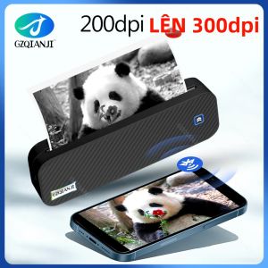 Máy In Nhiệt A4 Bluetooth Không Dây Inkless Pocket Photo Maker 200/300dpi Hình Xăm Chuyển Giấy Nến Ghi Chú Máy In Cho PDF A4