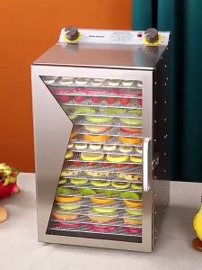 เครื่องอบผลไม้ 6/8/12/18ชั้น สแตนเลส จุได้เยอะ fruit dehydrator ล่าสุด Fruit Dryer Food Dehydrators