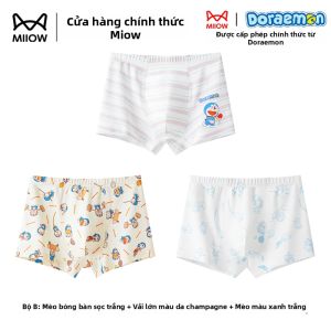 MiiOW | Quần Sơ Mi Cotton Chống Khuẩn Cho Bé Trai
