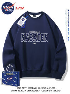 NASA Joint Name Print 2024 Fashion round Neck Print Sweatshirt Print Sweater Autumn and Winter Easy Matching Coat Loose Ins Tops
