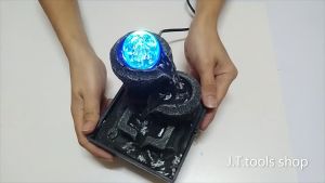 น้ำพุจำลองตั้งโต๊ะ รุ่นลูกแก้วใช้ประดับตกแต่ง เพื่อฮวงจุ้ยที่ดี