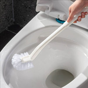 YESPERY Curved Long Handled Toilet Brush Creative Toilet Cleaning Brush No Dead Angle Soft-Bristled Toilet Brush Bathroom Tools