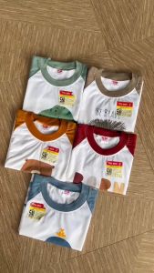 Moku Baby - Isi 5 Setel Ukuran S M L XL Setelan Baju Anak dan Bayi Motif Karakter Animal Setelan Pendek Anak Laki Laki dan Perempuan