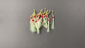 TEASER Saltwater Jigging Hook with Luminous Feather & Binding Cord Barbed Big Game Slow Pitch Jigging Fishing Hook