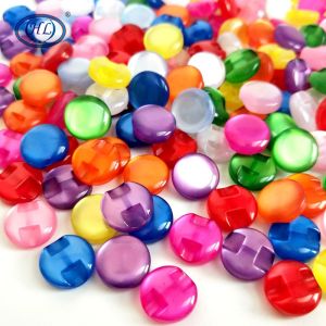 Candy Colored Resin Shirt Buttons Sewing Supplies Dark Eye DIY Accessories Clothing Accessories 12mm Beads for Home Fabric Art