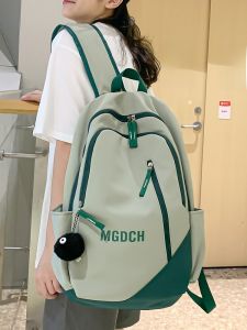 OUDENGPAI | Large Capacity Travel Lightweight Womens Backpack Double Shoulder Bag Casual Style Zipper Closure School Bag For Young Ladies