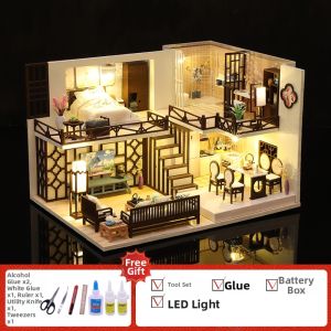 MAOMIYU | DIY Chinese Style Loft House Model Assembly Toy