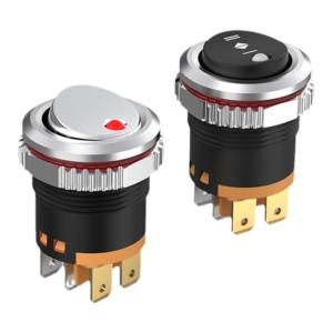 LANBOO | Large Current Metal Boat-shaped Push Button Switch 20A