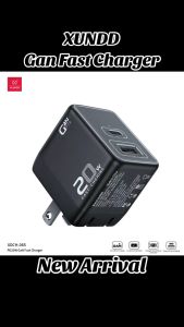 XUNDD 065 PD 20W 30W 45W 67W Gan Fast Charger Adapter