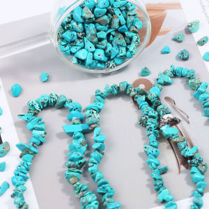 5-8 มม.หินธรรมชาติสีฟ้าลูกปัดสีเขียวขุ่นบดหิน Spacer ลูกปัดแบบหลวมสําหรับเครื่องประดับทําสร้อยข้อมือ DIY ต่างหูอุปกรณ์เสริม