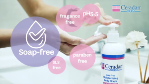 Ceradan Wash Moisturising Body Wash with Ceramide for Face and Body