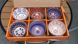 Hampers Mangkok Set Japanesse / Mangkok Souvenir Bohemian Style / Bowl Set Japanesse Souvenir