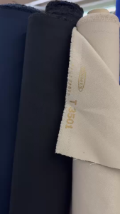 ผ้าเมตร ผ้ายีนส์ชาลี ตัดยูนิฟอร์มกางเกงสถาบันศึกษาเทคนิคอาชีวะ ตัดสูท เนื้อหนา หน้ากว้าง 150 ซม. หน่วยขายเป็นเมตร