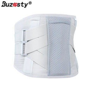 Buzesty Back Brace for Lower Back Pain Women with Bionic Support System Adjustable Knitted Lumbar Support Belt Breathable Mesh Design with Lumbar Padfor Herniated DiscSciaticaScoliosis