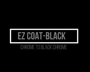 EZ Coat Black DIY COLOR Car Rim Chrome Part
