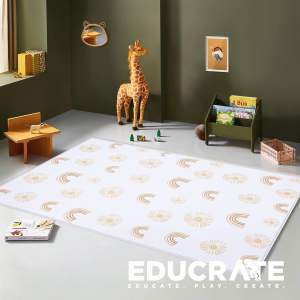 EducratePH Reversible TPU Rollable Waterproof Playmat  200x140cm