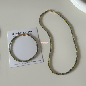 Super Shiny! Ultra Fine Crystal Bracelet Ins Special-Interest Design Girls Cut Zircon Flash Clavicle Chain Twin Minimalist