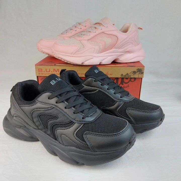 BUM Equipment Ladies Sport Shoes BE99307 / BE99308 (Black / Pink ...