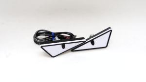 Universal Car LED Devil Eyes Light Demon Eyes Headlight Motorcycle Mini Turn Signal Flasher Tail Lamp Auto Decoration Lights