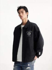 Jack Jones | Autumn NBA Collab Embroidered Polo Jacket Men