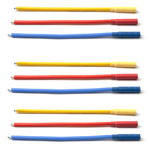 RC Car Brushless ESC Motor Silicone Wire Extension Cable 14AWG 4.0mm Banana Plug Male to Female