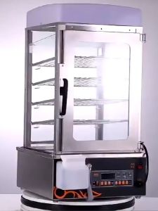 HAILANG Electric steaming cabinet Steaming cabinet Double-layer glass steaming cabinet Shaomai bun steaming cabinet 2000W Five-layer steaming cabinet Glass steaming cabinet Heating and warming cabinet Easy to operate