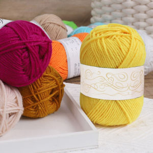 12pcs Multicolor Yarn Knitting Supplies Crochet Craft For Crocheting And Knitting Yarn Starter Kit For Beginners