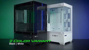 PC Case Gaming Micro ATX / M-ITX Tempered Glass Nemesis T31 CLIFF Casing PC