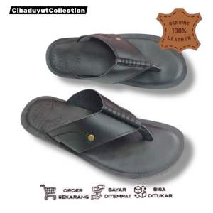Sandal Kulit Sapi Asli Pria – Handmade Premium Cibaduyut