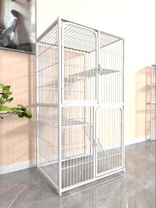 2/3 Layer Large Cat Cage Assemblable Cat House Large Space For Kitty