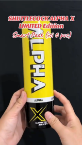 Kok Bulutangkis ALPHA X Limited Edition Shuttlecock Badminton 3in1 Smart Pack Isi 6 Original