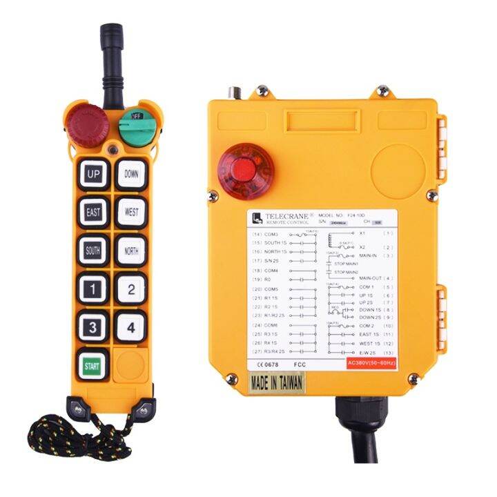 Lcc F D Telecrane Hetronic Buttons Hoist Industrial Radio Remote