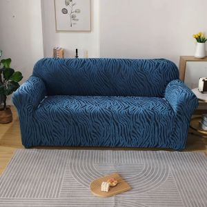 Elastic Universal Sofa Cover 1/2/3/4 Seater L-Shape Slipcover Anti-Skid Stretch Protector Couch Elastic Cushion Cover Dust-proof Cat-scratch-proof Soft Touch and Skin-friendly Material