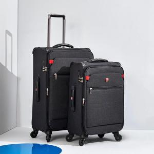 28-Inch Large Capacity Oxford Cloth Luggage Bag with Silent Wheels Male Model Expandable Polyester Pure Color Lock Password