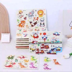 Bảng ghép hình núm gỗ thông minh cho bé có nhiều chủ đề động vật trái cây chữ số giáo dục sớm giúp bé phát triển trí tuệ