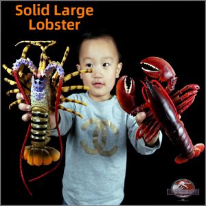 Realistic Large Lobster Model Toy Solid Plastic